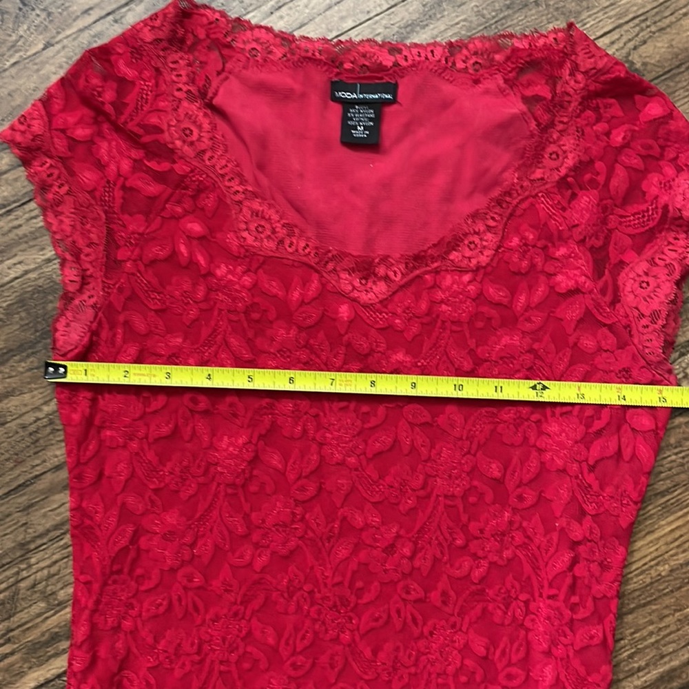Moda SZ M Red Lace - Picture 5 of 8